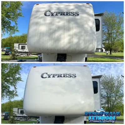 Before and after RV Washing image
